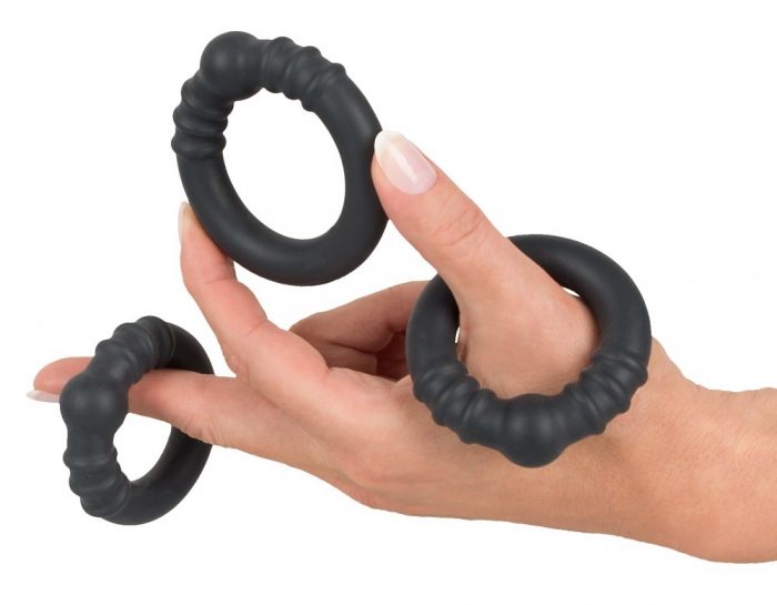 3 Heavy Silicone Cock Rings 3